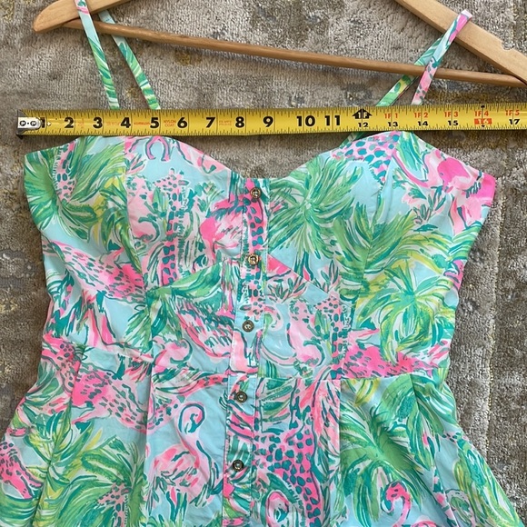 Lilly Pulitzer Pink and Green Easton Dress - Picture 12 of 15